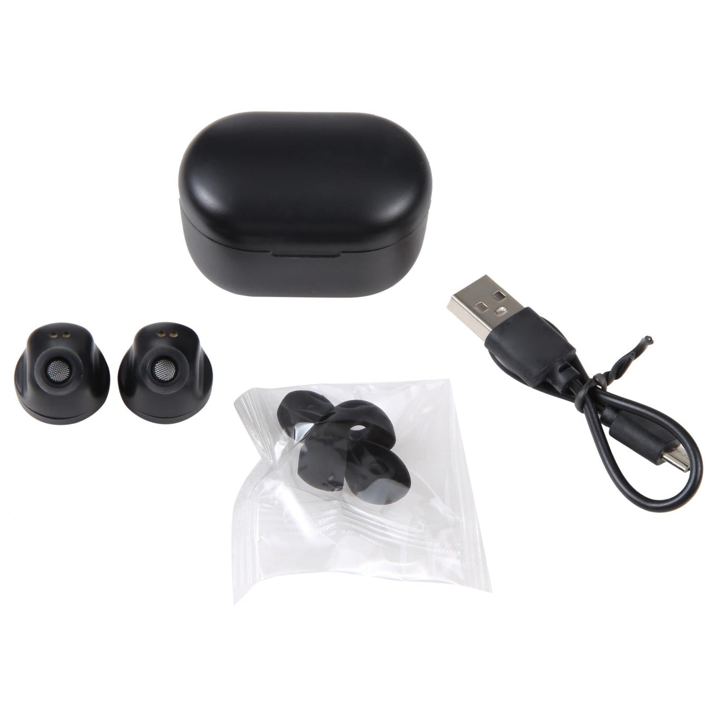 NNEIDS Black A6 True Wireless Earbuds + Charging Box