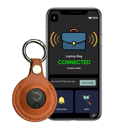 Dolphin Smart Bluetooth Tracker Pro with Leather Case
